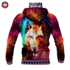 Awesome Hoodie 3D All Over Print Galaxy Wolf - Hoodie &amp; Zip Hoodies With Gaiter ND441