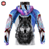 Awesome Hoodie 3D All Over Print Native Wolf - Hoodie &amp; Zip Hoodies With Gaiter ND443
