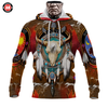 Awesome Hoodie 3D All Over Print Native Skull - Hoodie &amp; Zip Hoodies With Gaiter ND446