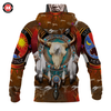 Awesome Hoodie 3D All Over Print Native Skull - Hoodie &amp; Zip Hoodies With Gaiter ND446