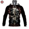 Awesome Hoodie 3D All Over Print Skull - Hoodie &amp; Zip Hoodies With Gaiter ND447