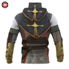 Awesome Hoodie 3D All Over Print Knights Templar Christian Armor - Hoodie &amp; Zip Hoodies With Gaiter ND450