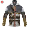 Awesome Hoodie 3D All Over Print Knights Templar Christian Armor - Hoodie &amp; Zip Hoodies With Gaiter ND450