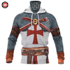 Awesome Hoodie 3D All Over Print Knights Templar Christian Armor - Hoodie &amp; Zip Hoodies With Gaiter ND451