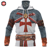 Awesome Hoodie 3D All Over Print Knights Templar Christian Armor - Hoodie &amp; Zip Hoodies With Gaiter ND451