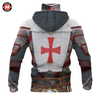 Awesome Hoodie 3D All Over Print Knights Templar Christian Armor - Hoodie &amp; Zip Hoodies With Gaiter ND452