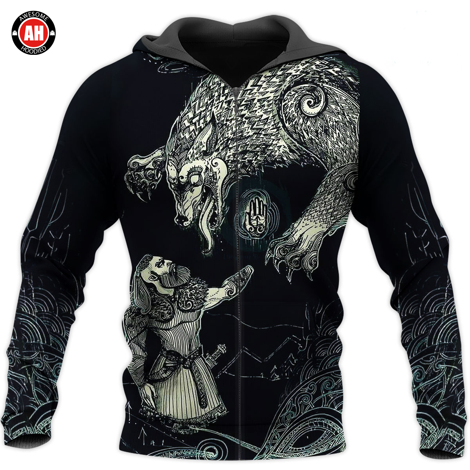 Awesome Hoodie 3D All Over Print Norse Mythology - Hoodie, T-Shirt, Zip Hoodies, Sweatshirt ND453