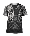 Awesome Hoodie 3D All Over Print Viking Wolf and Dragon - Hoodie, T-Shirt, Zip Hoodies, Sweatshirt ND454