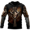 Awesome Hoodie 3D All Over Print Viking Skulls - Hoodie, T-Shirt, Zip Hoodies, Sweatshirt ND458