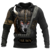 Awesome Hoodie 3D All Over Print Viking Wolf Warrior - Hoodie, T-Shirt, Zip Hoodies, Sweatshirt ND459