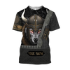 Awesome Hoodie 3D All Over Print Viking Wolf Warrior - Hoodie, T-Shirt, Zip Hoodies, Sweatshirt ND459