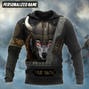 Awesome Hoodie 3D All Over Print Viking Wolf Warrior - Hoodie, T-Shirt, Zip Hoodies, Sweatshirt ND459