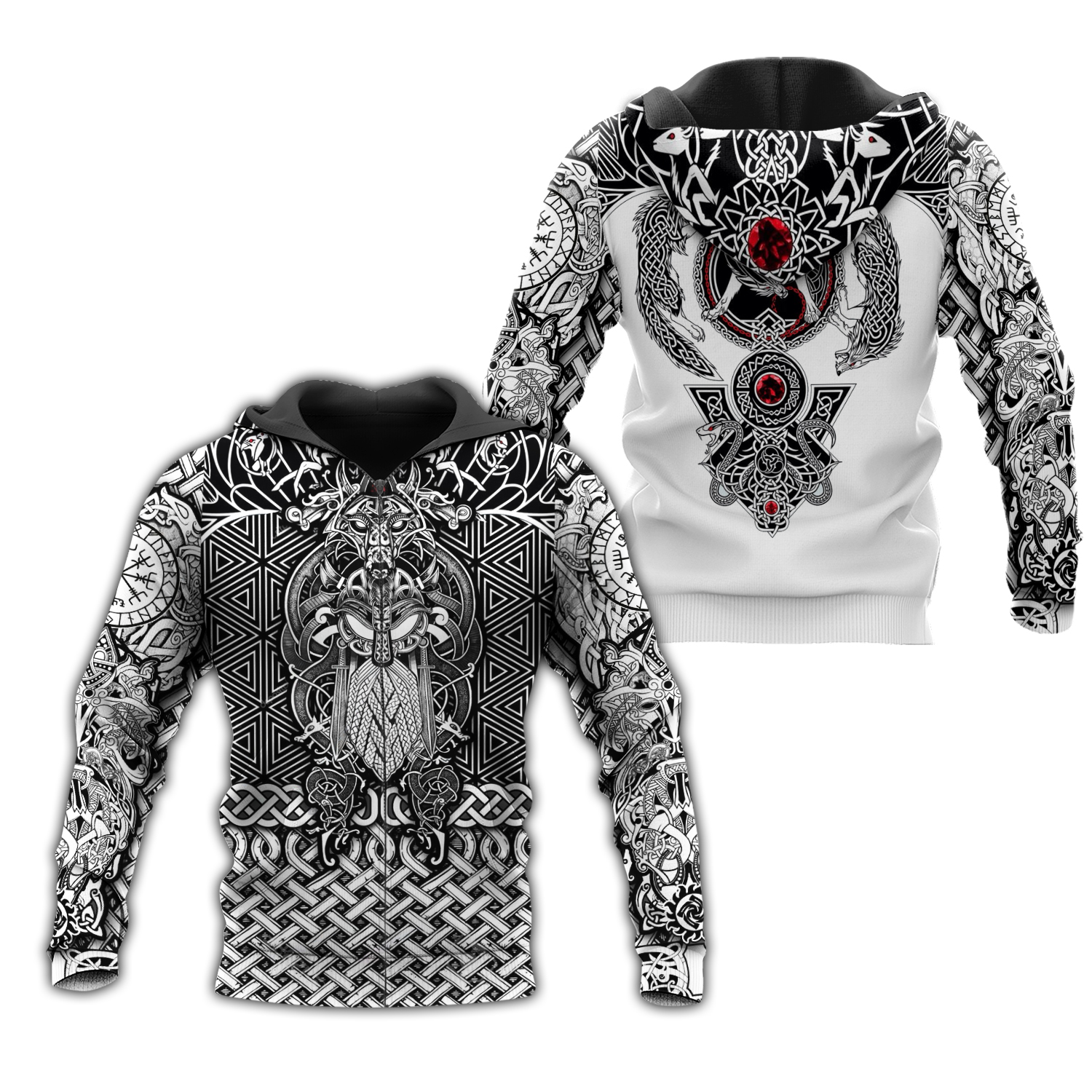 Awesome Hoodie 3D All Over Print Odin God of Norse Mythology - Hoodie, T-Shirt, Zip Hoodies, Sweatshirt ND467