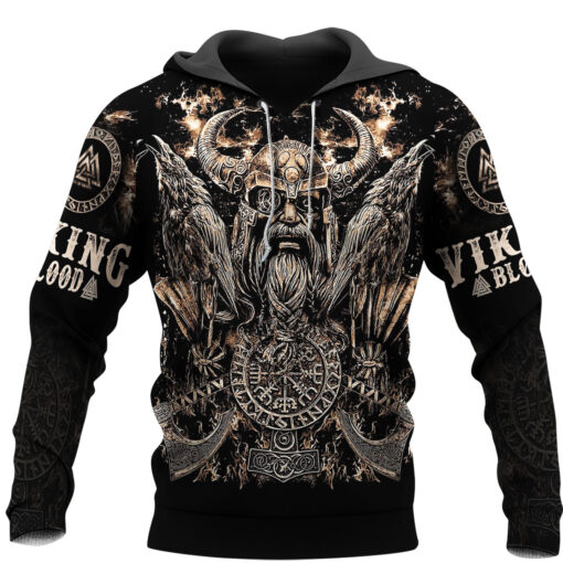 Awesome Hoodie 3D All Over Print Odin God of Norse Mythology - Hoodie, T-Shirt, Zip Hoodies, Sweatshirt ND468