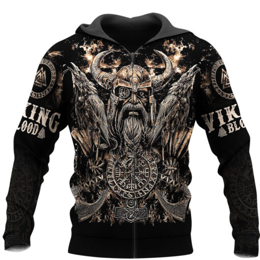 Awesome Hoodie 3D All Over Print Odin God of Norse Mythology - Hoodie, T-Shirt, Zip Hoodies, Sweatshirt ND468