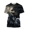 Awesome Hoodie 3D All Over Print Mythical Wolf - Hoodie, T-Shirt, Zip Hoodies, Sweatshirt ND469