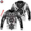 Awesome Hoodie 3D All Over Print Viking Tattoos Custom Name - Hoodie, T-Shirt, Zip Hoodies, Sweatshirt ND470