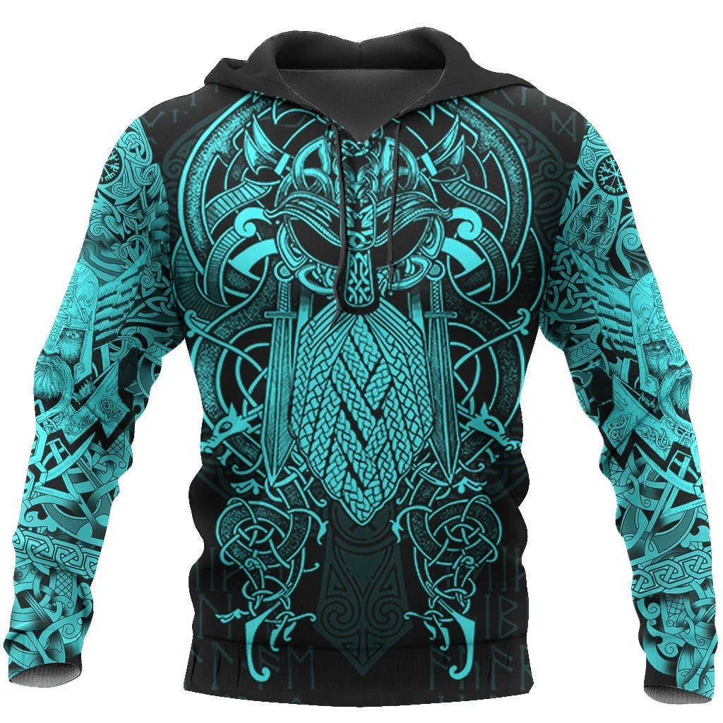 Awesome Hoodie 3D All Over Print Viking Odin - Hoodie, T-Shirt, Zip Hoodies, Sweatshirt ND473