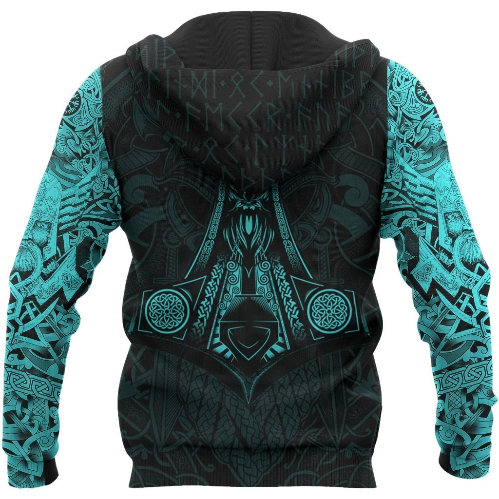 Awesome Hoodie 3D All Over Print Viking Odin - Hoodie, T-Shirt, Zip Hoodies, Sweatshirt ND473
