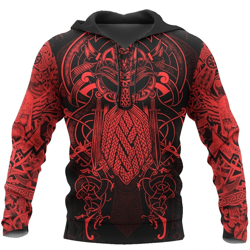Awesome Hoodie 3D All Over Print Viking Odin - Hoodie, T-Shirt, Zip Hoodies, Sweatshirt ND474