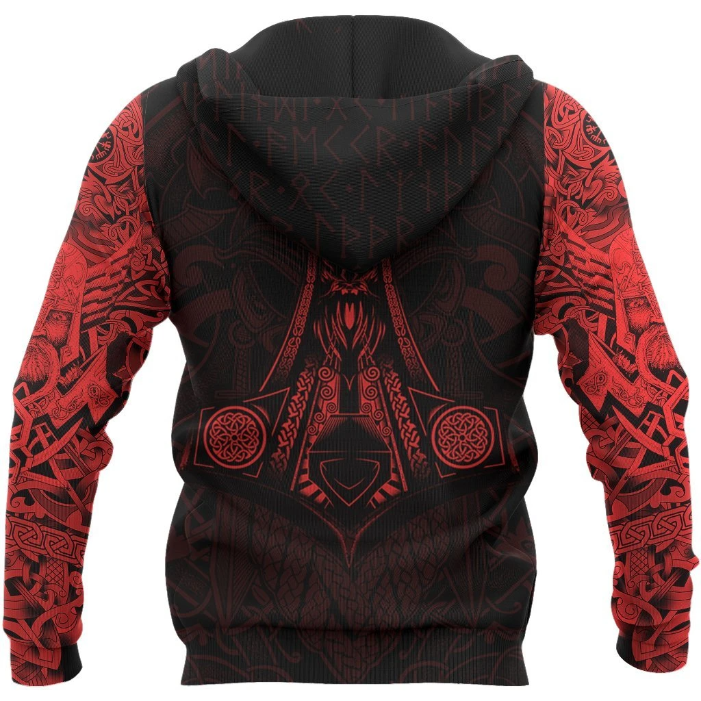 Awesome Hoodie 3D All Over Print Viking Odin - Hoodie, T-Shirt, Zip Hoodies, Sweatshirt ND474