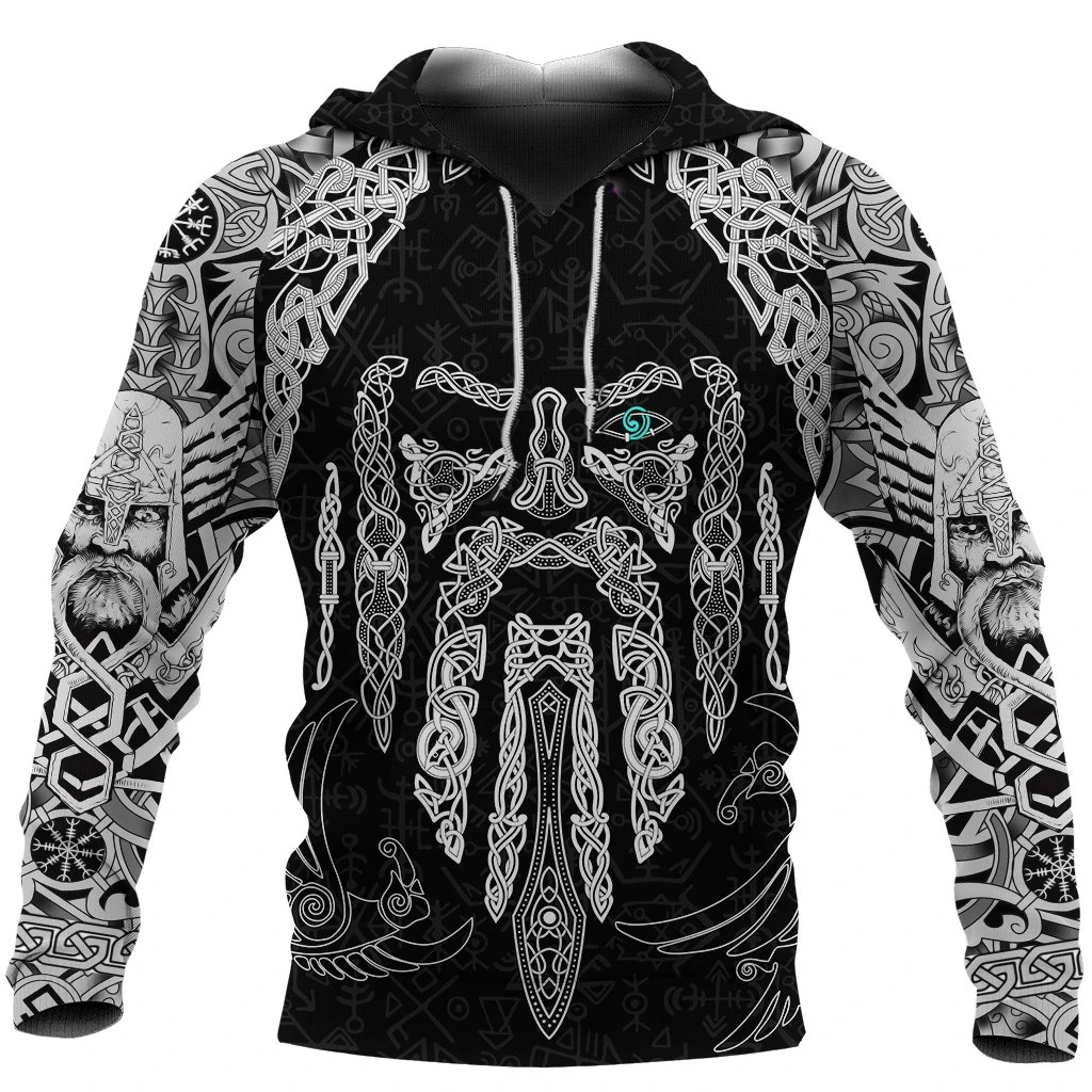 Awesome Hoodie 3D All Over Print Viking Odin - Hoodie, T-Shirt, Zip Hoodies, Sweatshirt ND475