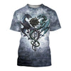 Awesome hoodie-Tattoo and Dungeon Dragon 3D All Over Print for Men and Women Hoodie, T-Shirt, Sweatshirt, Shorts TH007