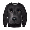 3D All Over Print Black Labrador Face
