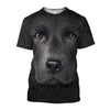 3D All Over Print Black Labrador Face
