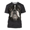 3D All Over Print Boston Terrier Face