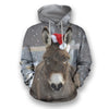 Awesome Hoodie Christmas Donkey for Men and Women HBC308