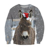 Awesome Hoodie Christmas Donkey for Men and Women HBC308