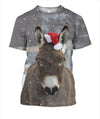 Awesome Hoodie Christmas Donkey for Men and Women HBC308