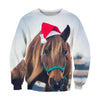 Awesome Hoodie Christmas Horse for Men and Women HBC309
