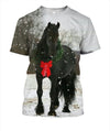 Awesome Hoodie Christmas Horse for Men and Women HBC311