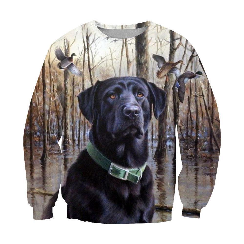 3D All Over Print Black Labrador Retriever