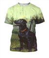 3D All Over Print Black Labrador Retriever
