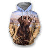 3D All Over Print Black Labrador Retriever In The Field