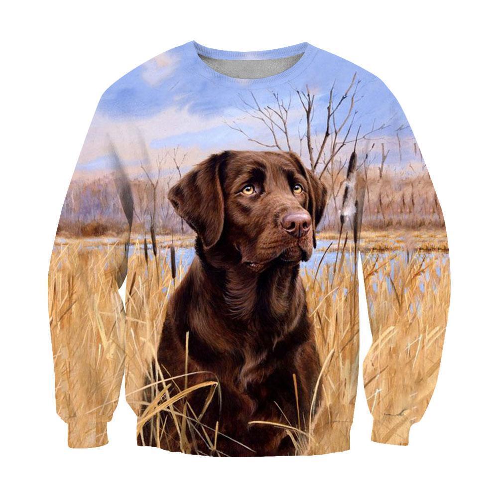 3D All Over Print Black Labrador Retriever In The Field