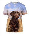 3D All Over Print Black Labrador Retriever In The Field