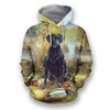 3D All Over Print Black Labrador Retriever