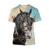 3D All Over Print Black Horse