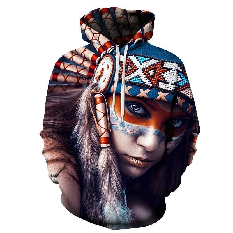 3D All Over Print Native American for Men and Women, Hoodies HBC0057
