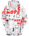 Awesome hoodie 3d all print Nope for Men and Women, T-Shirt, Zip Hoodies, Sweatshirt NQ301