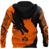 Awesome hoodie 3d all print Orange tattoo dragon and wolf for Men and Women, T-Shirt, Zip Hoodies, Sweatshirt NQ161