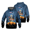 Awesome hoodie 3d all print PATRIOTS HALLOWEEN NIGHTMARE HOODIES for Men and Women, NQ002