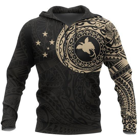 3D All Over Print Papua New Guinea in My Heart Tattoo Style for Men Hoodies HBC0034