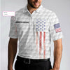 Awesome Hoodie Golf American Flag 3D All Over Print Polo Shirt DC099