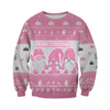 Awesome hoodie 3d all print Pink Happy Gnome for Men and Women, T-Shirt, Zip Hoodies, Sweatshirt NQ324