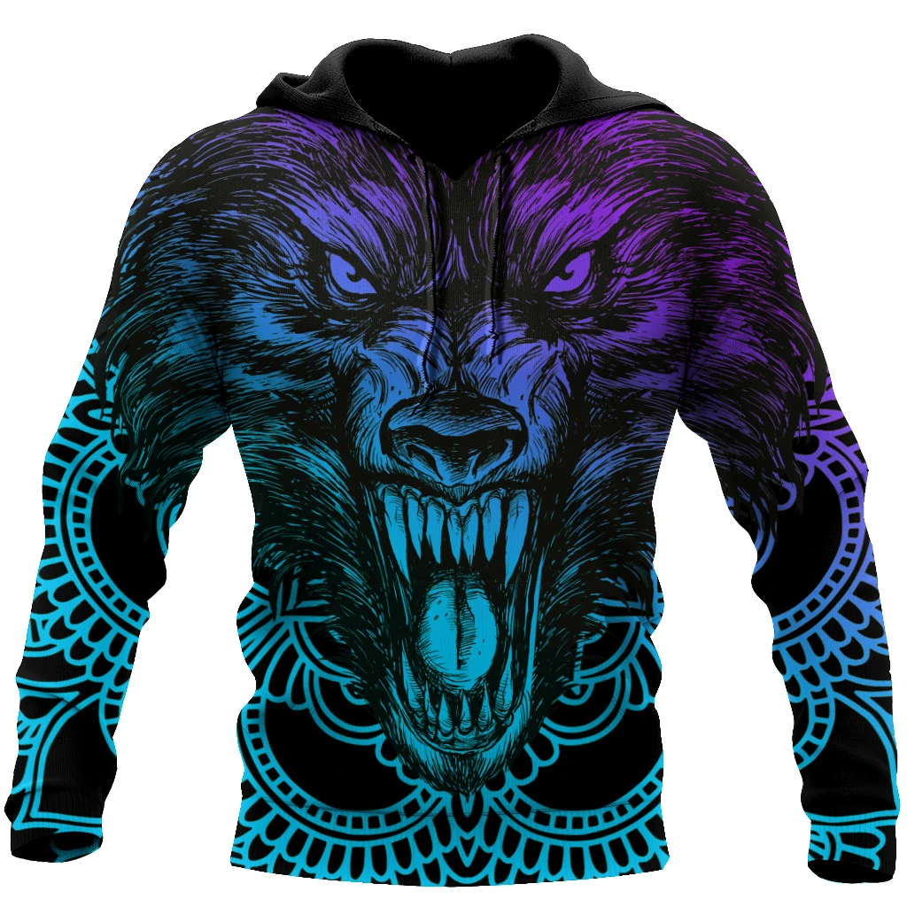 Awesome hoodie 3d all print 3D Powerful And Beautiful Wolf for Men and Women, T-Shirt, Zip Hoodies, Sweatshirt NQ136